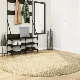 Alfombra peluda de pelo largo moderna PAMPLONA dorado Ø 200 cm de , Alfombras - Ref: Foro24-375357, Precio: 63,44 €, Descuent...