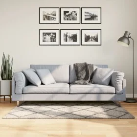 Alfombra pelo largo moderna PAMPLONA beige antracita 80x150 cm de , Alfombras - Ref: Foro24-375383, Precio: 27,77 €, Descuent...