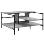 Mesa de centro madera de ingeniería gris Sonoma 100x100x48,5 cm de , Mesas de centro - Ref: Foro24-842314, Precio: 80,76 €, D...