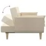 Two-seater sofa bed with two cream-colored fabric pillows by , Sofas - Ref: Foro24-375872, Price: 275,65 €, Discount: %