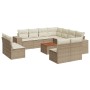 Set de sofás de jardín 12 pzas y cojines ratán sintético marrón de , Conjuntos de jardín - Ref: Foro24-3225505, Precio: 746,8...