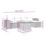 Set de muebles de jardín 6 pzas y cojines ratán sintético gris de , Conjuntos de jardín - Ref: Foro24-3225423, Precio: 344,47...