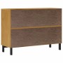 Cómoda FLAM madera maciza de pino 110x40x80 cm de , Cajoneras - Ref: Foro24-376071, Precio: 231,73 €, Descuento: %