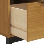 Cómoda FLAM madera maciza de pino 110x40x80 cm de , Cajoneras - Ref: Foro24-376071, Precio: 231,73 €, Descuento: %