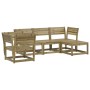 Juego de sofás de jardín 5 piezas madera de pino impregnada de , Conjuntos de jardín - Ref: Foro24-3216919, Precio: 431,15 €,...