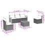 Set de muebles de jardín 6 pzas y cojines ratán sintético gris de , Conjuntos de jardín - Ref: Foro24-3259939, Precio: 343,92...