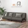 Two-seater gray synthetic leather sofa bed by , Sofas - Ref: Foro24-375949, Price: 253,30 €, Discount: %