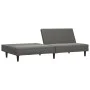 Two-seater gray synthetic leather sofa bed by , Sofas - Ref: Foro24-375949, Price: 253,30 €, Discount: %