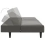 Two-seater gray synthetic leather sofa bed by , Sofas - Ref: Foro24-375949, Price: 253,30 €, Discount: %