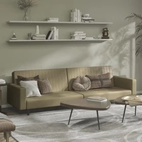 2-seater synthetic leather sofa bed in cappuccino color by , Sofas - Ref: Foro24-375954, Price: 268,75 €, Discount: %