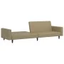 Sofá cama de 2 plazas cuero sintético color capuchino de , Sofás - Ref: Foro24-375954, Precio: 268,75 €, Descuento: %