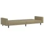 Sofá cama de 2 plazas cuero sintético color capuchino de , Sofás - Ref: Foro24-375954, Precio: 268,75 €, Descuento: %