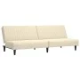 Sofá cama de 2 plazas terciopelo color crema de , Sofás - Ref: Foro24-375935, Precio: 235,94 €, Descuento: %