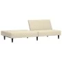 Sofá cama de 2 plazas terciopelo color crema de , Sofás - Ref: Foro24-375935, Precio: 235,94 €, Descuento: %