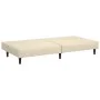 Sofá cama de 2 plazas terciopelo color crema de , Sofás - Ref: Foro24-375935, Precio: 235,94 €, Descuento: %