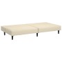 Sofá cama de 2 plazas terciopelo color crema de , Sofás - Ref: Foro24-375935, Precio: 240,09 €, Descuento: %