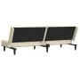 Sofá cama de 2 plazas terciopelo color crema de , Sofás - Ref: Foro24-375935, Precio: 235,94 €, Descuento: %