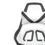 Silla gaming de masaje cuero sintético blanco y negro de , Sillones para videojuegos - Ref: Foro24-345432, Precio: 114,88 €, ...