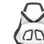 Silla gaming de masaje cuero sintético blanco y negro de , Sillones para videojuegos - Ref: Foro24-345432, Precio: 115,91 €, ...