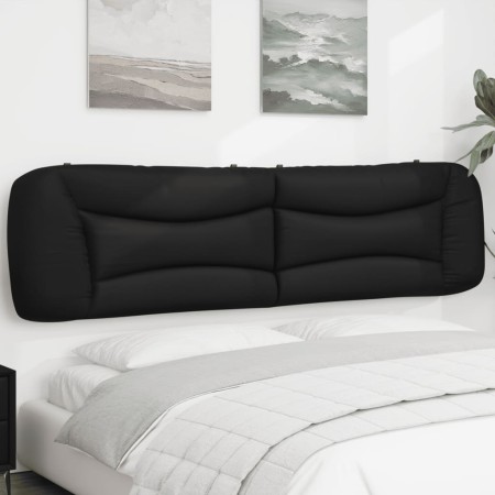Cabecero de cama acolchado cuero sintético negro 200 cm de , Cabeceros y pies de cama - Ref: Foro24-374623, Precio: 103,09 €,...