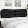 Cabecero de cama acolchado cuero sintético negro 200 cm de , Cabeceros y pies de cama - Ref: Foro24-374623, Precio: 103,09 €,...