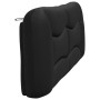 Cabecero de cama acolchado cuero sintético negro 200 cm de , Cabeceros y pies de cama - Ref: Foro24-374623, Precio: 103,09 €,...