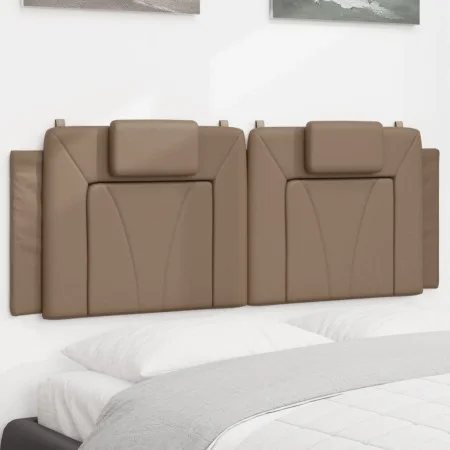 Gepolstertes Bettkopfteil aus Cappuccino-Kunstleder, 120 cm von , Kopf- und Fußteile - Ref: Foro24-374785, Preis: 45,11 €, Ra...