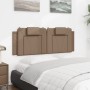 Cabecero de cama acolchado cuero sintético capuchino 120 cm de , Cabeceros y pies de cama - Ref: Foro24-374785, Precio: 45,87...