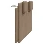 Gepolstertes Bettkopfteil aus Cappuccino-Kunstleder, 120 cm von , Kopf- und Fußteile - Ref: Foro24-374785, Preis: 45,11 €, Ra...