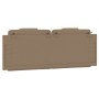Cabecero de cama acolchado cuero sintético capuchino 120 cm de , Cabeceros y pies de cama - Ref: Foro24-374785, Precio: 45,87...