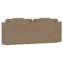 Gepolstertes Bettkopfteil aus Cappuccino-Kunstleder, 120 cm von , Kopf- und Fußteile - Ref: Foro24-374785, Preis: 45,11 €, Ra...
