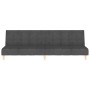 Sofá cama de 2 plazas tela gris oscuro de , Sofás - Ref: Foro24-375755, Precio: 249,04 €, Descuento: %