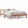 Estructura de cama madera maciza pino marrón cera 180x200 cm de , Camas y somieres - Ref: Foro24-844148, Precio: 117,03 €, De...