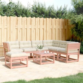 Juego de muebles jardín 7 pzas y cojines madera abeto Douglas de , Conjuntos de jardín - Ref: Foro24-3216933, Precio: 745,46 ...