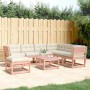 Juego de muebles jardín 7 pzas y cojines madera abeto Douglas de , Conjuntos de jardín - Ref: Foro24-3216933, Precio: 745,46 ...