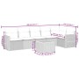 Set de comedor de jardín 7 pzas y cojines ratán sintético negro de , Conjuntos de jardín - Ref: Foro24-3257343, Precio: 448,6...