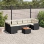 Set de sofás de jardín 8 piezas y cojines ratán sintético negro de , Conjuntos de jardín - Ref: Foro24-3224033, Precio: 458,7...