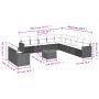 Set de sofás de jardín 12 pzas con cojines ratán sintético gris de , Conjuntos de jardín - Ref: Foro24-3224205, Precio: 745,0...