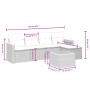 Set de muebles de jardín 6 pzas y cojines ratán sintético gris de , Conjuntos de jardín - Ref: Foro24-3265295, Precio: 311,19...