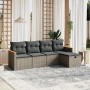 Juego de sofás jardín con cojines 5 pzas ratán sintético gris de , Conjuntos de jardín - Ref: Foro24-3265288, Precio: 273,68 ...