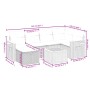 Set sofás de jardín 7 piezas y cojines ratán sintético beige de , Conjuntos de jardín - Ref: Foro24-3265524, Precio: 499,14 €...