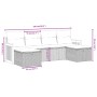 Set de muebles de jardín 6 pzas y cojines ratán sintético gris de , Conjuntos de jardín - Ref: Foro24-3265778, Precio: 341,49...