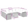 Set de sofás de jardín 10 pzas con cojines ratán sintético gris de , Conjuntos de jardín - Ref: Foro24-3225591, Precio: 598,5...