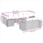 Set de sofás de jardín 10 pzas cojines ratán sintético negro de , Conjuntos de jardín - Ref: Foro24-3225593, Precio: 647,86 €...