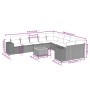 Set de sofás de jardín 10 pzas con cojines ratán sintético gris de , Conjuntos de jardín - Ref: Foro24-3225598, Precio: 598,5...