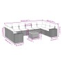 Set de sofás de jardín 11pzas con cojines ratán sintético beige de , Conjuntos de jardín - Ref: Foro24-3225617, Precio: 699,3...