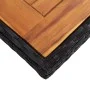 Mesa de comedor de jardín ratán sintético madera acacia negra de vidaXL, Mesas de jardín - Ref: Foro24-46187, Precio: 142,40 ...
