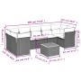 Set de sofás de jardín y cojines 8 pzas ratán PE beige mezcla de , Conjuntos de jardín - Ref: Foro24-3255842, Precio: 505,07 ...