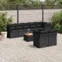 Set de sofás de jardín 8 piezas y cojines ratán sintético negro de , Conjuntos de jardín - Ref: Foro24-3256062, Precio: 620,4...