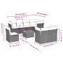 Set de muebles de jardín 9 pzas y cojines ratán sintético gris de , Conjuntos de jardín - Ref: Foro24-3256074, Precio: 557,79...